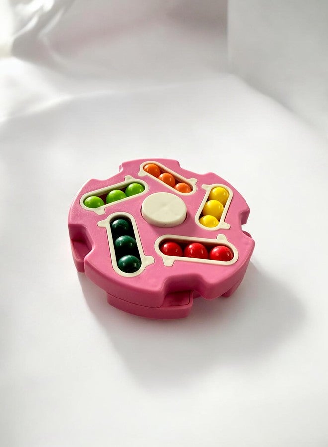 Dorytoys Dorytoy Montessori Color Sorting Puzzle Toy for Kids Rotating Bead Matching Game Educational Brain Development Toy for Toddlers Fine Motor Skills, Color Recognition & Logical Thinking Activity - Image 4