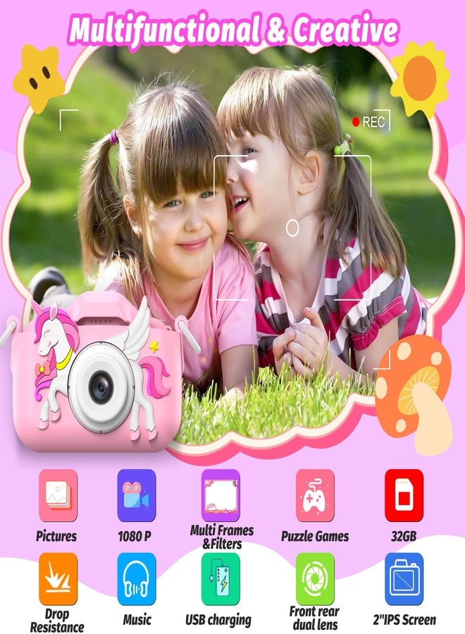 masterbee Camera Children, Camera Children, Girl Games, Christmas/Birthday Gifts for Children, 1080P HD, Toys/Kids Gift 3 4 5 6 7 8 9 10 11 12 Years Old - Image 2