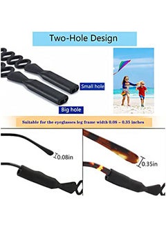 Aikanbo Kids Glasses Straps Sports Glasses Cord Straps 5 Pack Sunglass Straps Glasses Non-Slip Boy Glasses Holder Straps, 2 Hole Design Fits Most Glasses (5 Colors)  - Image 2
