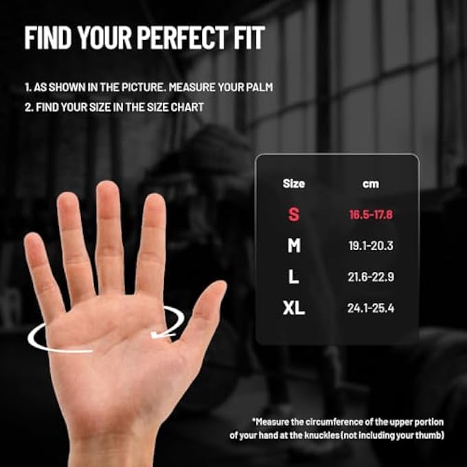 AXOX Fitness Small Leather Workout Gloves – Premium Gym Gloves For Weightlifting, Crossfit & Strength Training, Black, Men & Women - Image 4