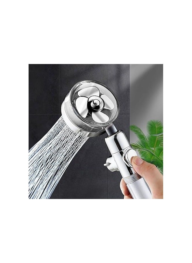 amazing.EGP The Pack High Pressure Handheld Shower Head with 360° Adjustable Fan Blades and Built-in Filter, Chrome - Image 2
