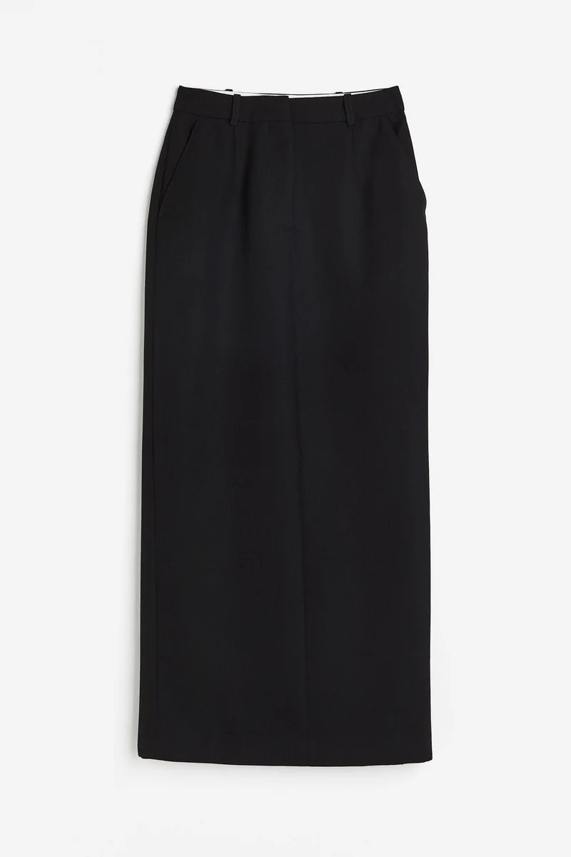 اتش اند ام تنورة بنسيل من مزيج صوف