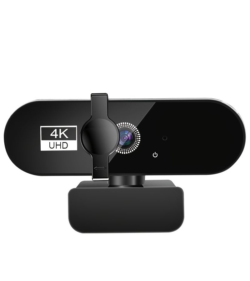 كاميرا ويب برو 4K D63، 30 إطارًا في الثانية، زاوية واسعة 110 درجة مع قاعدة دوارة،USB توصيل وتشغيل - Image 1