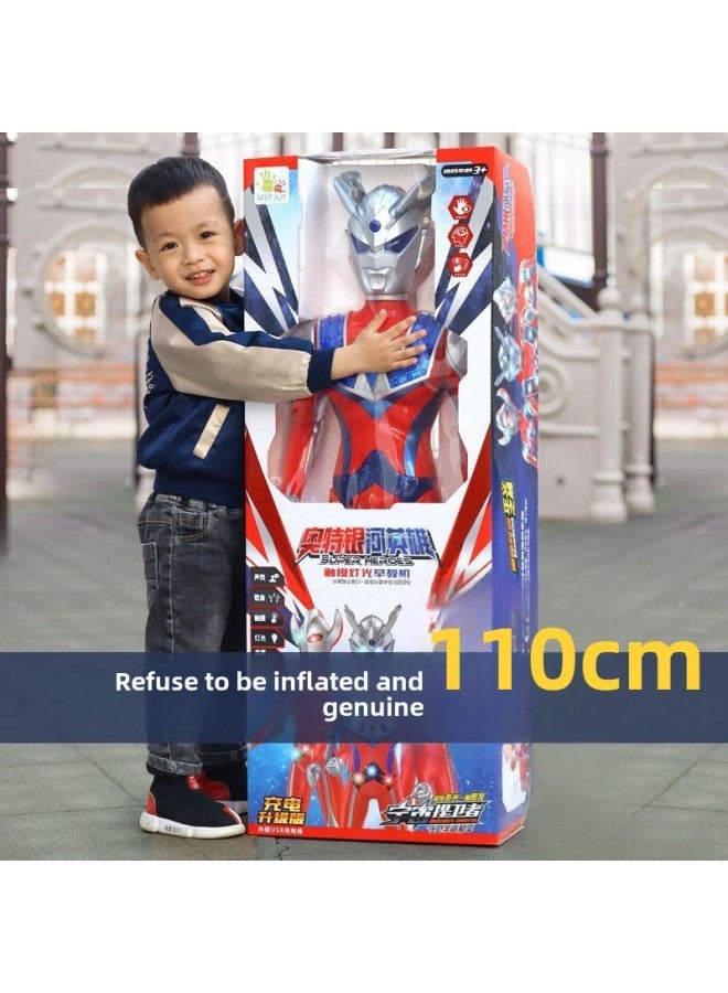 Oversized Ultraman Toy Degas Sero Superman Transformer Combo Suit Kids Boys Birthday-Color:110cm Zero Rechargeable Version Touch Story Version- Free 39-piece Set  - Image 4
