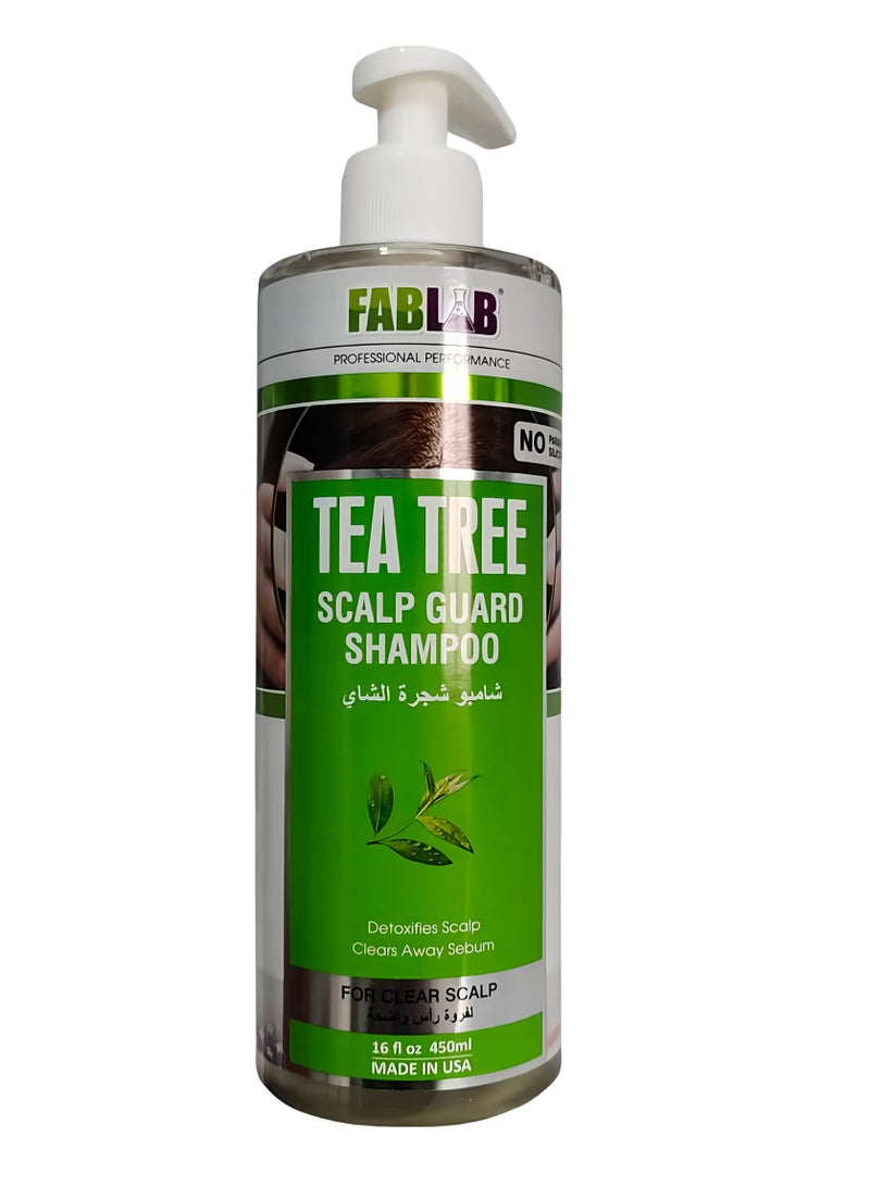 FabLab Tea Tree Shampoo for Clear Scalp 450ml