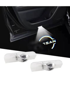 RAYMOS Nissan Door Light Logo New Emblem Welcome Lights Accessories For Terra Altima Maxima Armada Titan Quest Pathfinder Series Super Bright Logo  - Image 1