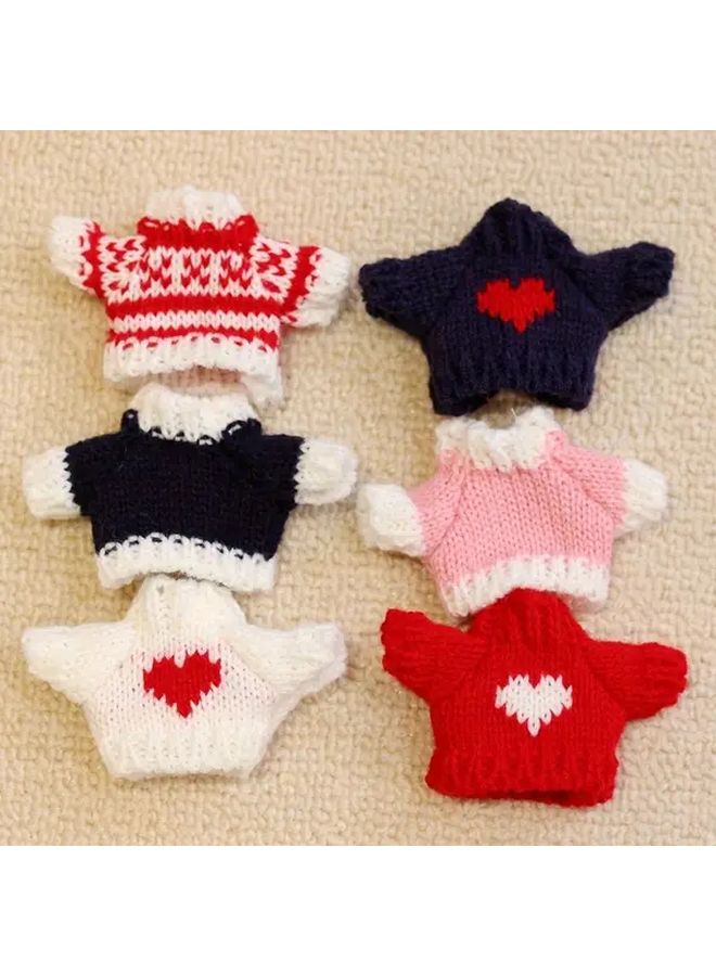 سترة شتوية متماسكة صغيرة للهامستر بأسلوب الحب لملابس الحيوانات الأليفة الدافئة لصور عيد الميلاد - Image 2