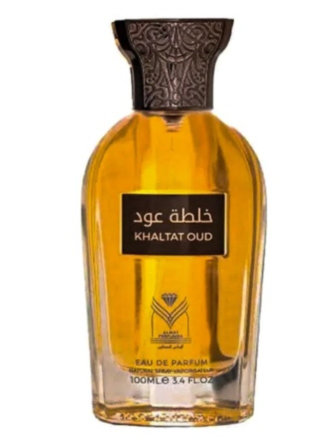 AL MAS Khaltat Oud Eau De Parfum (EDP) 100ml — the unisex perfume, woody-aromatic, Quality perfume, Long lasting - Image 1