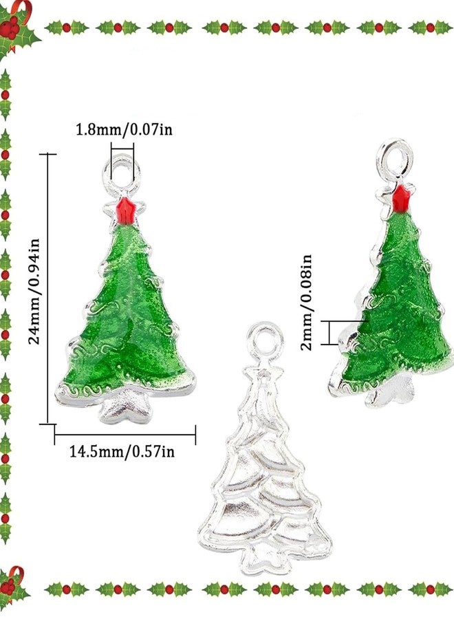 BdelrinQue 30PCS Christmas Decorations, Christmas Pendants, Christma Miniature Decorations, Delicate Christma Tree Ornaments Suitable for DIY Crafts, Jewelry Making, Xmas Decorations - Image 2