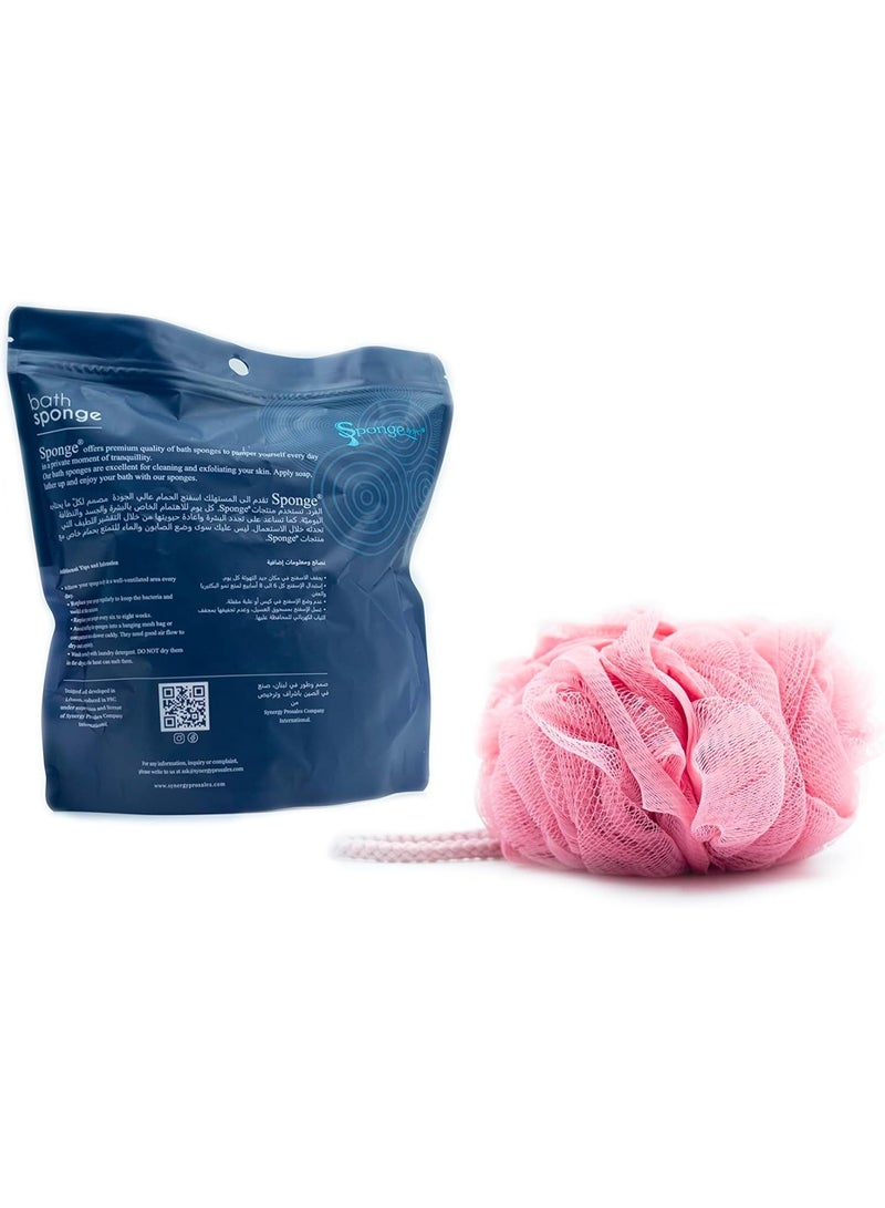 Sponge Bath Flower Pink - Image 2