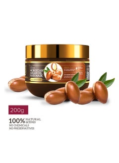 Khadi Natural Khadi Natural Moroccan Argan Hair Mask 200gm-Powered Botanics  - Image 2