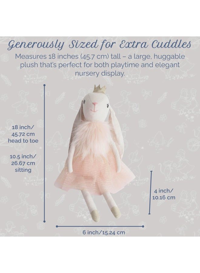 Mon Ami Princess Bunny Stuffed Animal, Soft & Cuddly Plush Animal Doll, Well Built Stuffed Doll for Child or Toddler | Use as Toy or Room Decor, Great Gift for Kids or Collectors, 18 inches - Image 3