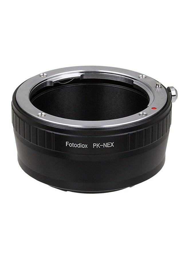 Fotodiox - Lens Mount Adapter- PK-NEX, Pentax K/PK Lens to Sony Alpha Nex E-mount Camera Adapter, fit Sony NEX 3, Nex 5, NEX-VG10 - Image 1