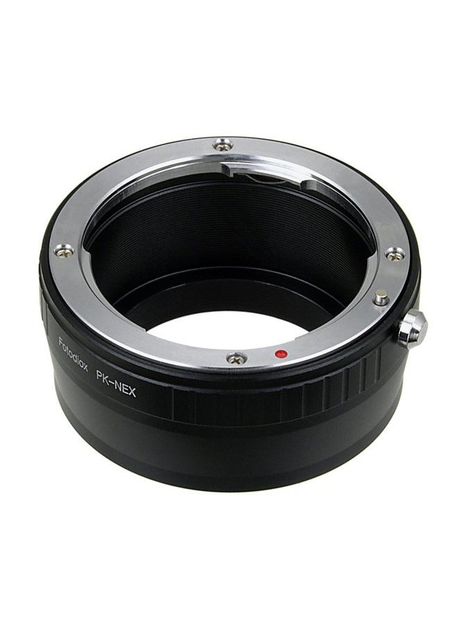 Fotodiox - Lens Mount Adapter- PK-NEX, Pentax K/PK Lens to Sony Alpha Nex E-mount Camera Adapter, fit Sony NEX 3, Nex 5, NEX-VG10 - Image 1