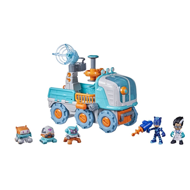 PJMASKS PJ Masks Romeo Bot Builder Vehicle Playset with Lights and Sounds, Preschool Toys, Superhero Toys, Toys for 3 Year Old Boys and Girls and Up - Image 1