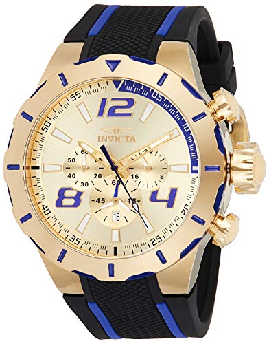 Invicta ساعة إنفيكتا للرجال 20107 S1 رالي بعرض تناظري كوارتز ياباني باللون الأسود - Image 1