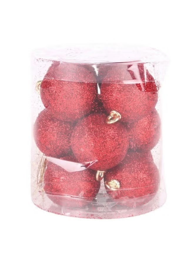 Green Tiger Red Tree Baubles Decoration Set