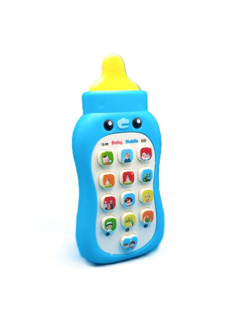 قاري جهاز الاطفال التعليمي بيبي موبايل للأولاد لون أزرق - Image 4