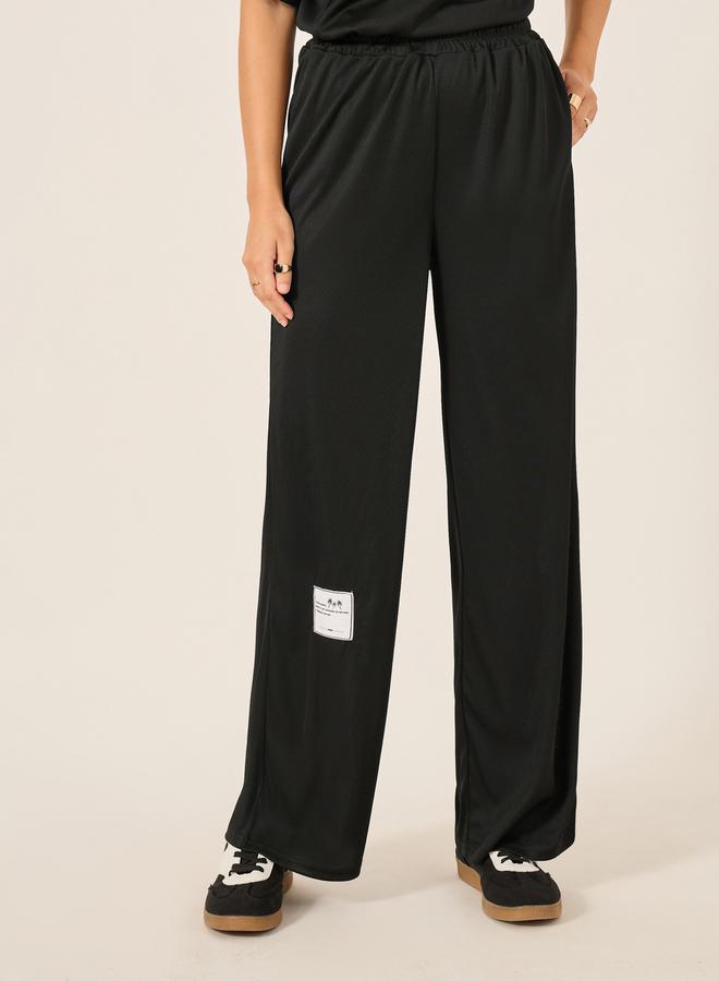 Styli Solid Oversized Top and Wide Leg Joggers Co-Ords  - Image 5