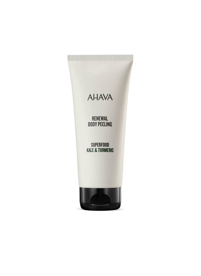 AHAVA Superfood Kale & Turmeric Smoothing Antiaging Body Scrub Inshower Gel Peel To Detox & Renew The Skin Reinforces The Skin’S Natural Barrier With Antiaging Kaleturmeric & Osmoter 6.8 Fl.Oz  - Image 1
