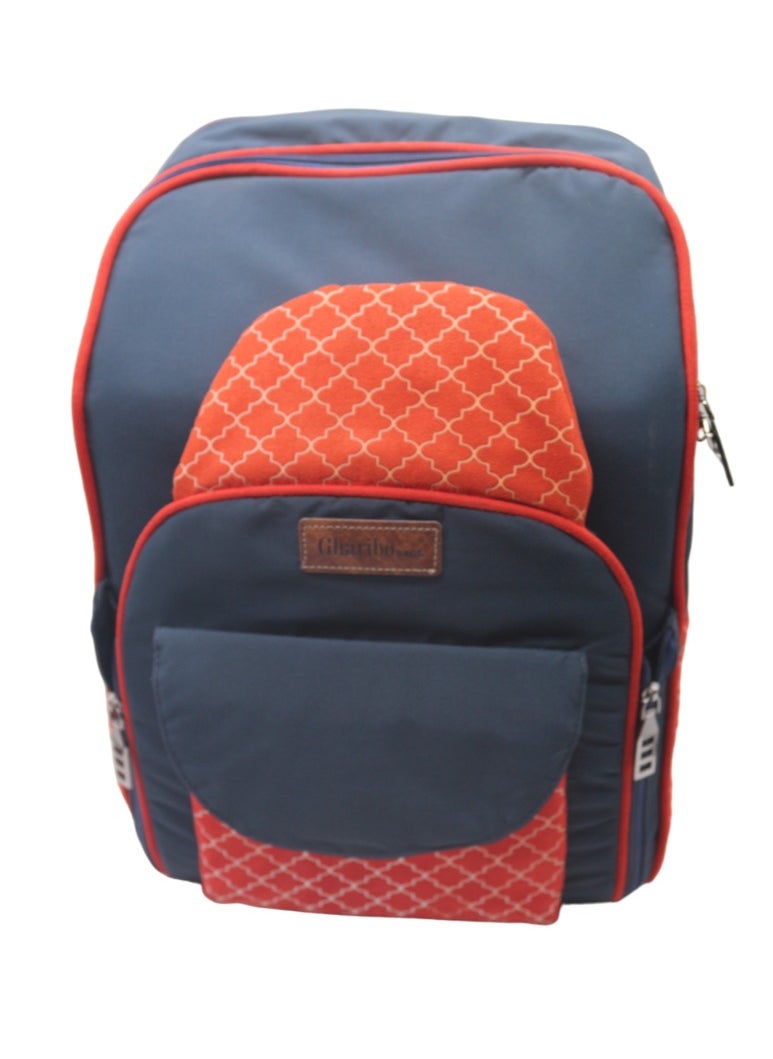 Gharibo Bags Moms bag & portable dining chair for baby ,multi-function backpack with Large capacity two in one - Motifs.  - Image 2