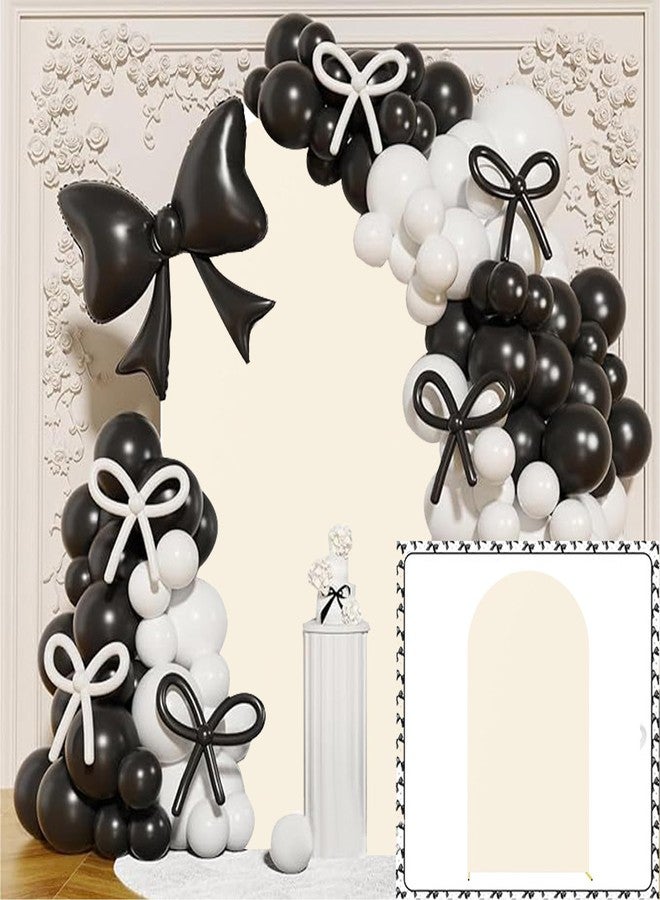 HAINARverS Wedding Arch Cover 7.2FT Spandex Fitted Stretchy Arch Stand Covers,2 Sided Round Top Chiara Backdrop Cover for Birthday Party Ceremony Banquet Baby Shower Arch Decoration(Beige) - Image 2