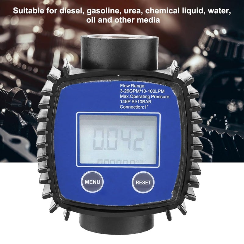 Digital Display Water Flow Meter 1in Internal Thread, Durable Construction - Precise Flow Measurement, Clear Screen Display, Versatile Use - Image 4