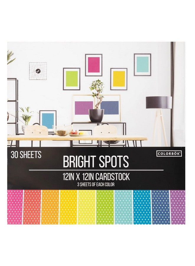 كولوربوك لوحة ورقية من ColorBok Cardstock، مقاس 12 بوصة × 12 بوصة، نقاط مضيئة - Image 1