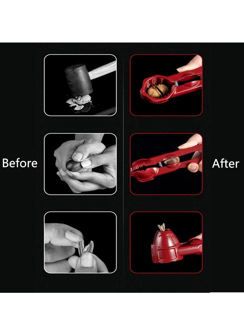 Meetion آلة تقشير بذور عباد الشمس، آلة تقسيم بذور عباد الشمس، آلة فتح قشور بذور عباد الشمس، أداة كسر المكسرات، قمع محمول لإزالة قشور الجوز لجميع أنواع المكسرات، بذور البطيخ - Image 4