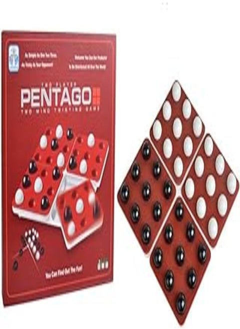 ULT-unite 3D Wooden Cube Brain Teaser Puzzle (Pentago Game)