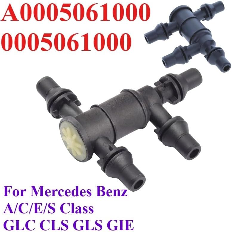 مناسب لصمام الإغلاق لسيارات مرسيدس بنز فئة A/C/E/S GLC CLS GLS GIE موصل خرطوم الماء، تحكم السخان - Image 2