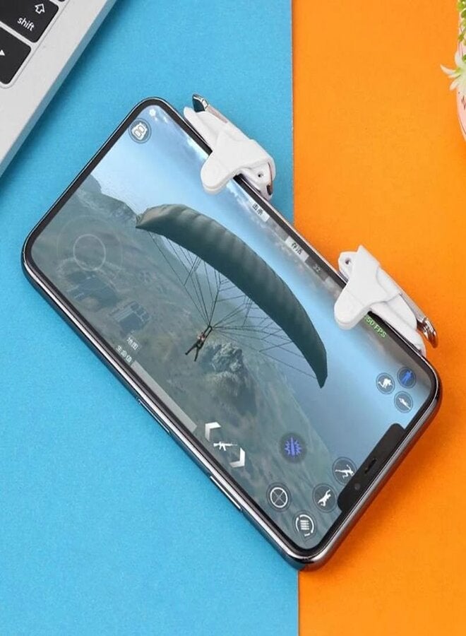 4Pcs Mobile Game Controller Gamepad Trigger Aim on For Pubg - Image 2