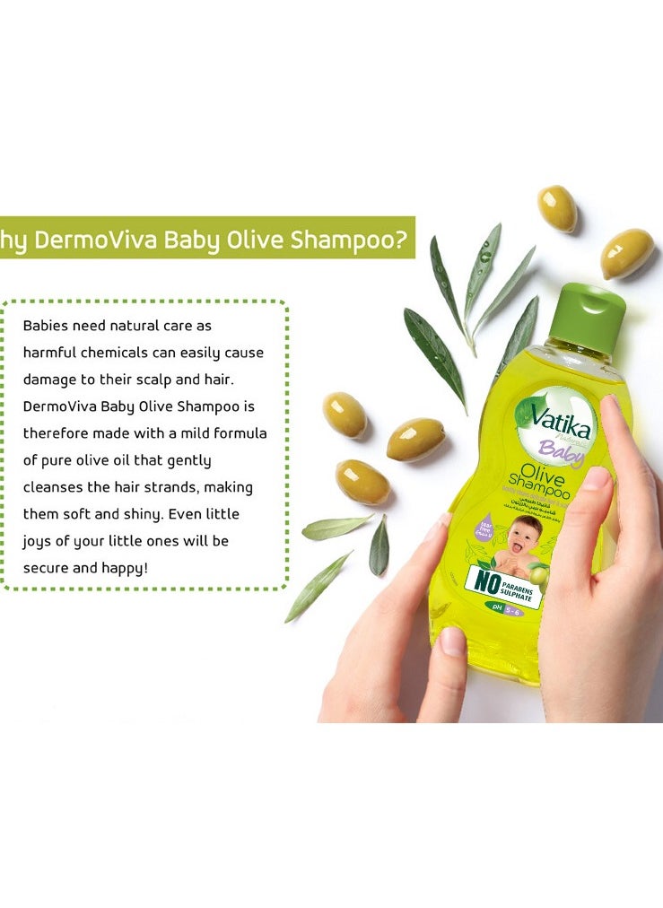 VATIKA - Vatika Naturals Baby Shampoo Olive 200ml - Image 1