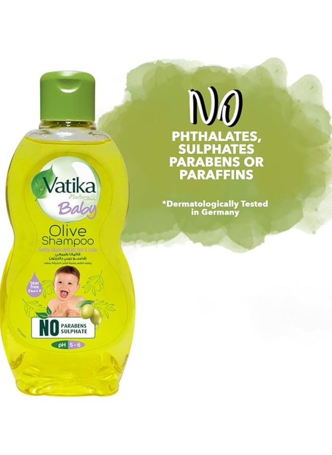 VATIKA - Vatika Naturals Baby Shampoo Olive 200ml - Image 1