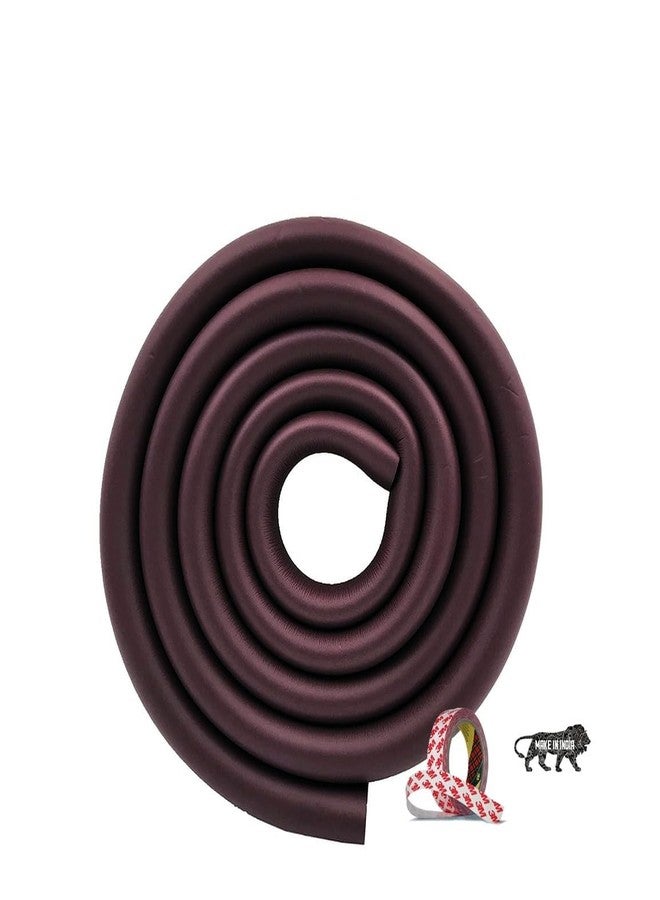 تشيب مانكس واقي حواف للأطفال من تشيبمانكس، مقاوم للتجاعيد، لا يسبب أي ضرر للأثاث عند التركيب، مصنوع في الهند، حافة مطاطية (2 متر، شكل حرف U، بني) - Image 1