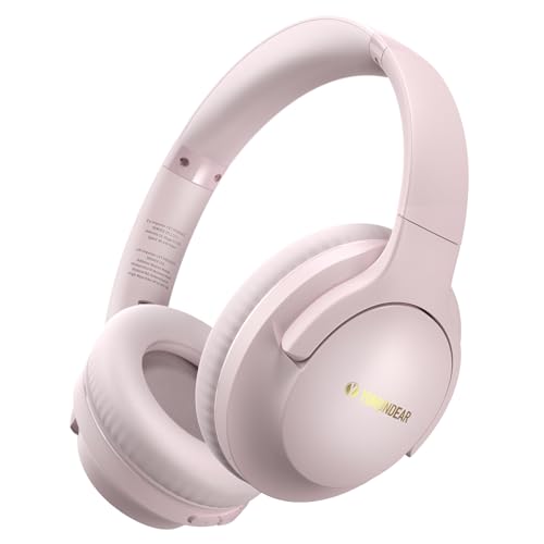 YUMONDEAR Bluetooth Headphones Over Ear, 80 Hrs Playtime Wireless Headphones with ENC Mic, Deep Bass EQ, Foldable Comfort for Travel, Gym & Commuting, Stocking Stuffers - Image 1