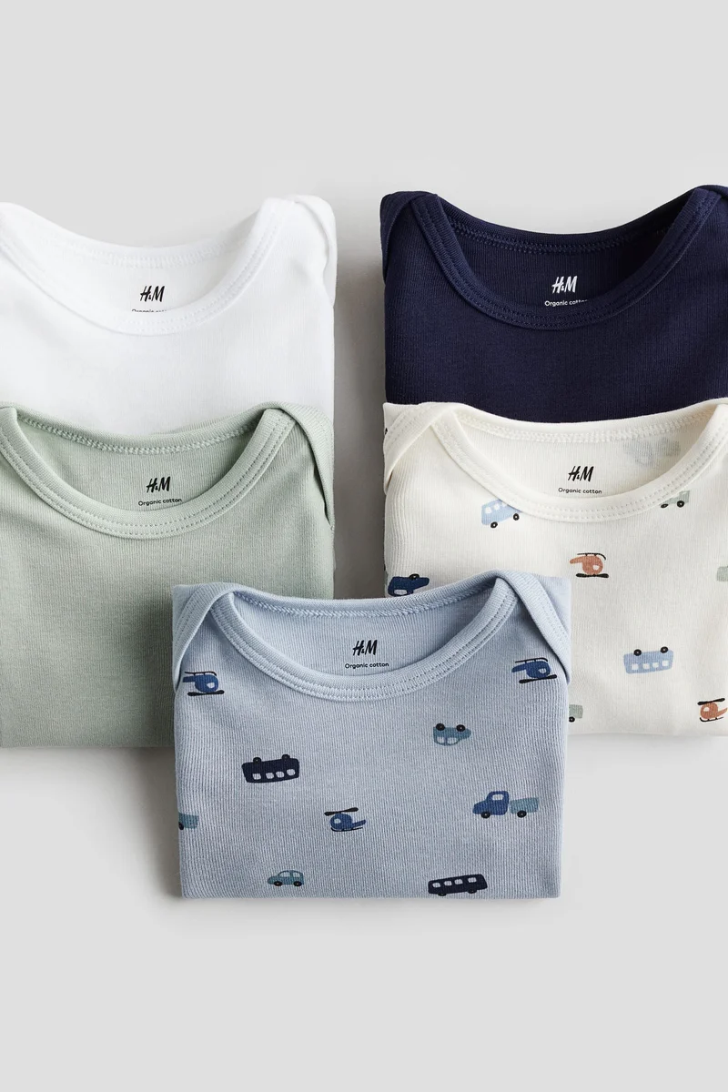 اتش اند ام 5-pack long-sleeved bodysuits