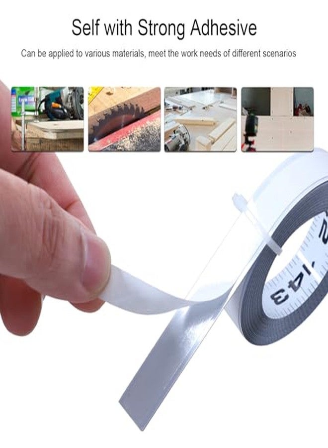Garosa Self Adhesive Measuring Tape 48 Inch Right to Left Reading Ruler Tape Workbench Ruler Sticky Measure Tape for Woodworking Saw Drafting Table - Image 5