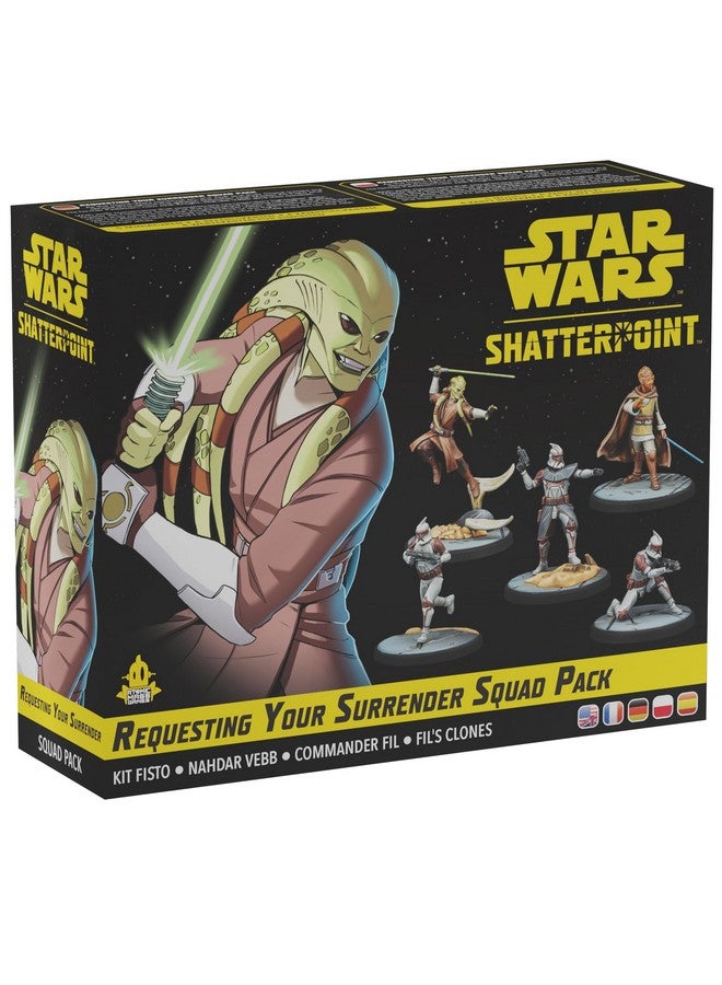 Atomic Mass Games Star Wars Shatterpoint Requesting Your Surrender Squad Pack - Tabletop Miniatures Game, Strategy Game for Kids and Adults, Ages 14+, 2 Players, 90 Minute Playtime, Made - Image 1
