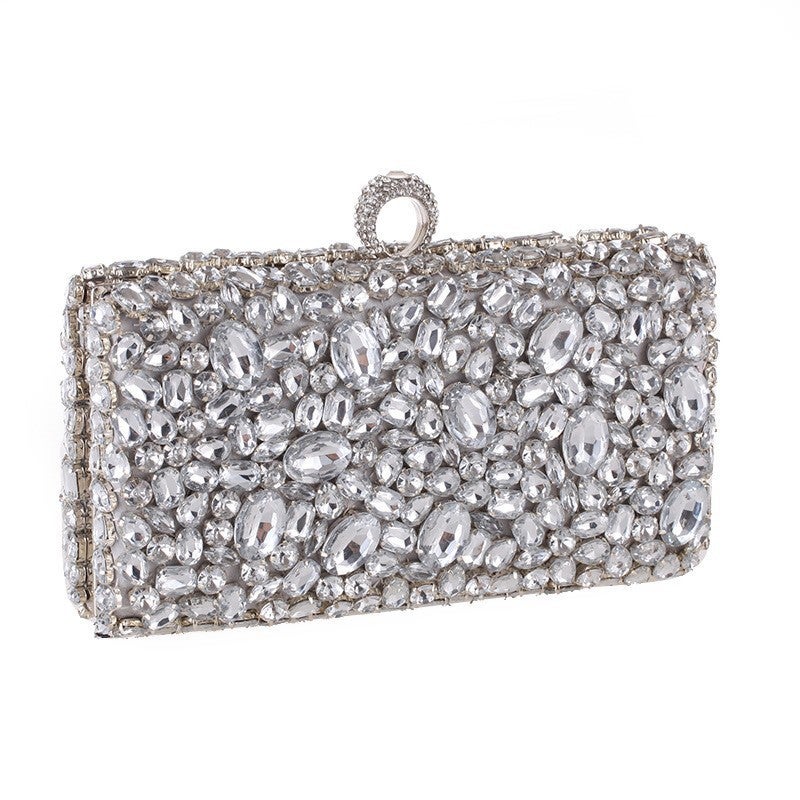 Style Acrylic Diamond-Encrusted Chain Women'S Hand Bag Horizontal Square Banquet Women'S Bag 689418 - Image 4