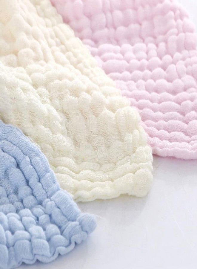 GREEMITO 100% Muslin Cotton Baby Washcloths – Ultra Soft Face Towels for Newborn & Toddlers | Highly Absorbent, Skin-Friendly Bath & Feeding Cloths (Pack of 2 - Multi-Colour) (26x26 cm) - Image 5