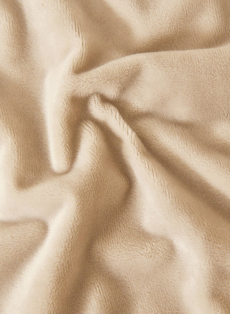 Master Home Textile Velvet Fitted Sheet Set, Queen Size - 3PCS,Fits 160 x 200 cm Bed, Soft & Cozy - Image 3