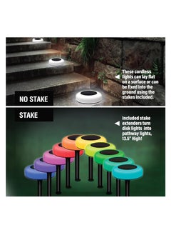 Generic Solar Color Changing LED Pathway Lights - Pack of 4  - Image 4