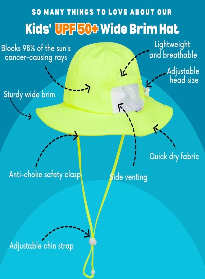 SwimZip Wide Brim Sun Hat | UPF 50+ Protection for Baby, Toddler, and Kids - Image 3