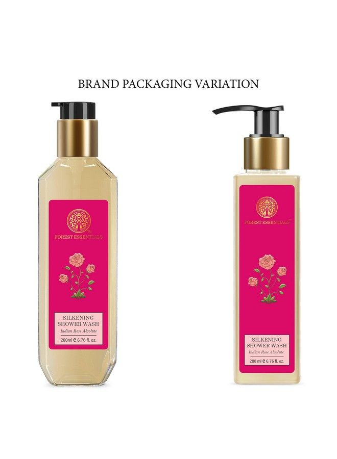 Forest Essentials Silkening Shower Wash Indian Rose Absolute 200 Ml - Image 5