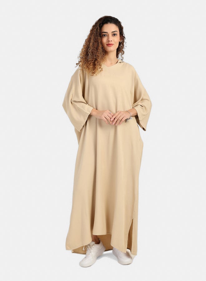Carina Oversized V-Neck Dress - Image 1