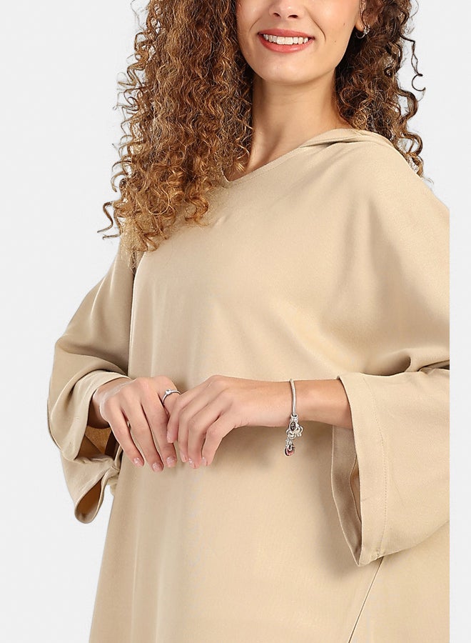 Carina Oversized V-Neck Dress - Image 4