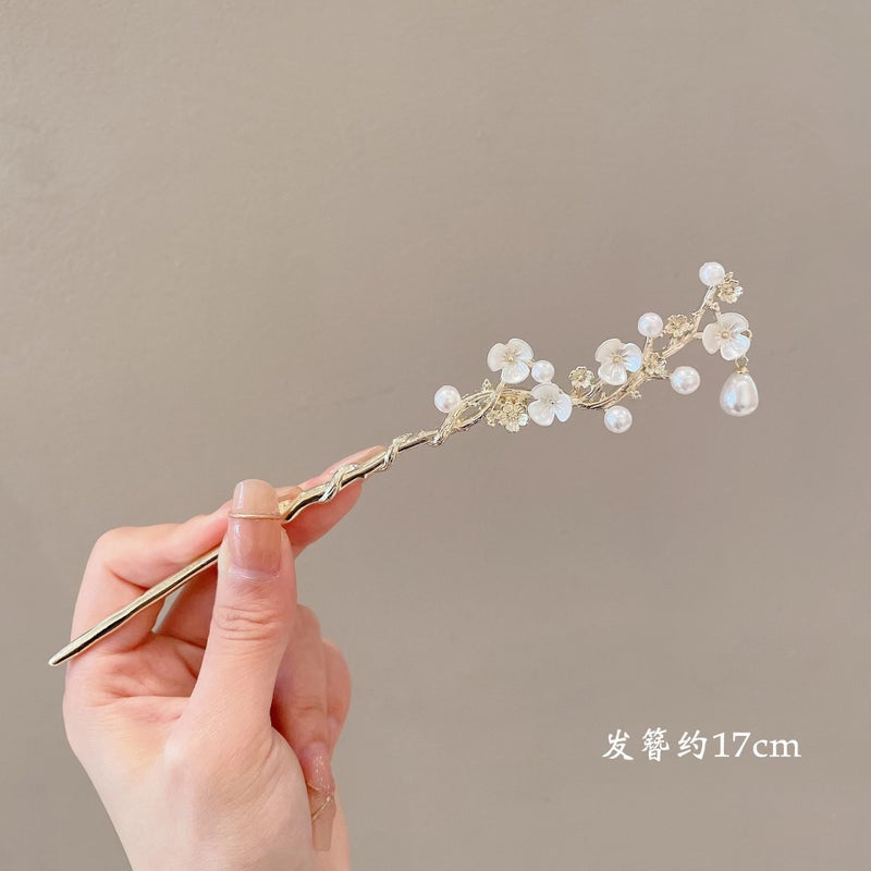 Generic Elegant Tassel Hairpin with Traditional Chinese Style plum blossom hairpin 