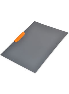 Durable Durable 230409 clip folder Duraswing Color for 30 sheets DIN A4, bag of 5 pieces, anthracite with orange clip  - Image 3