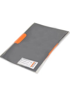 Durable Durable 230409 clip folder Duraswing Color for 30 sheets DIN A4, bag of 5 pieces, anthracite with orange clip  - Image 1